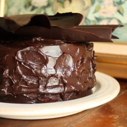 Rich Coffee Cake with Ganache