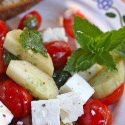 Quick Greek salad