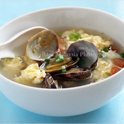 Egg Soup with Clams