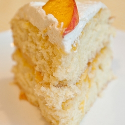 Peaches and Cream Cake