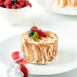 Meyer Lemon Sorbet Baked Alaska