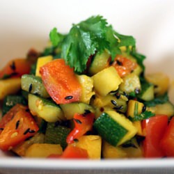 Pan-fried Zucchini and Squash