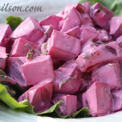 Creamy Red Beet Salad