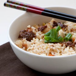 Skillet Bacon Jam Fried Rice