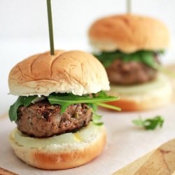 Blue Cheese & Pear Burger