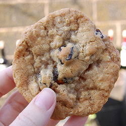 White Chocolate Cherry Cookies