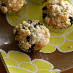 Browned Butter Blueberry Muffins