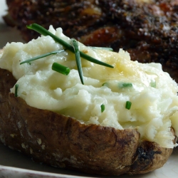 Ribs and Baked Potatoes