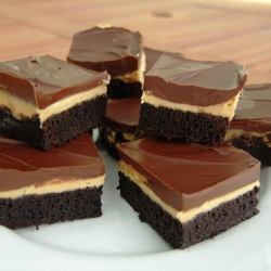 Peanut Butter Truffle Brownies