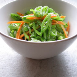 Spicy Snap Pea Slaw