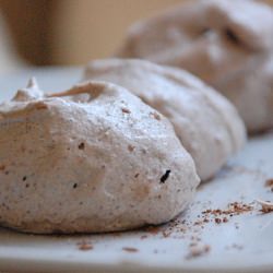 Cocoa Almond Meringues