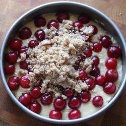 Sour Cherry Coffee Cake