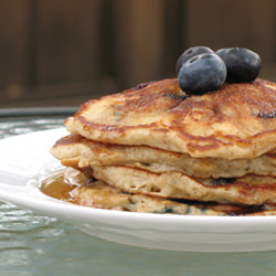 Blueberry Oatmeal Pancakes