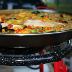 Backyard Seafood Paella