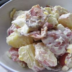 Potato Salad w/ Duck Egg and Bacon