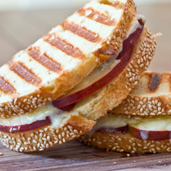 Cheddar, Apples & Mustard Panini