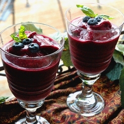 Green Tea Blueberry Smoothie