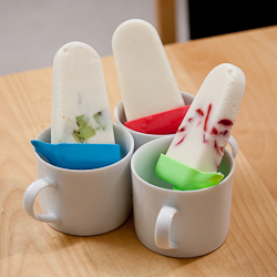 Yogurt Fruit Popsicles