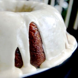 Banana Bundt Cake with Buttered Rum