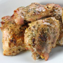 Baked Chicken with Dijon and Lime