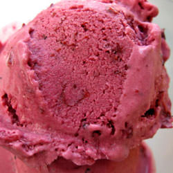 Blueberry Sour Cream Ice Cream