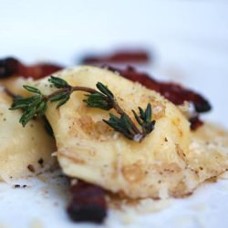 Honey-Lemon Goat Cheese Ravioli