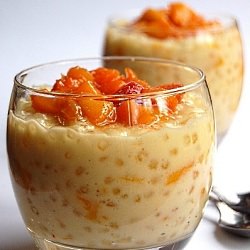 Peach and Tapioca Pudding