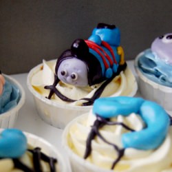 Thomas the Tank Engine Cupcakes