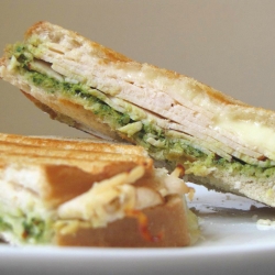 Turkey and Olive Pesto Panini