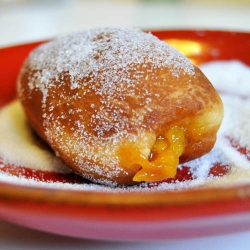 Peach Doughnuts