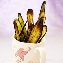 Baked Eggplant Chips