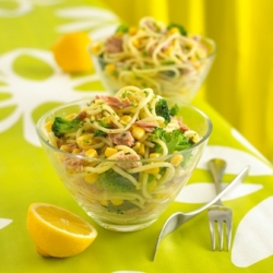 Lemony-Tuna Spag bowl