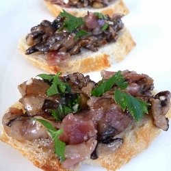 Mixed Mushroom Crostini