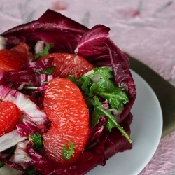 Fennel, Radicchio Grapefruit Salad