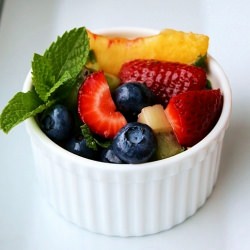 Fruit Salad Recipe with Honey-Mint