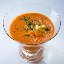 Roasted Red Bell Pepper Gazpacho