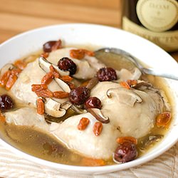 Steamed Chicken with D.O.M Liquor