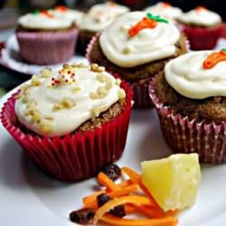 Guilt Free Carrot Cupcakes