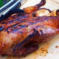 Grilled Ginger Glazed Duck