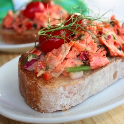 Salmon Tartine