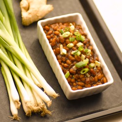 Ginger and Garlic Baked Beans