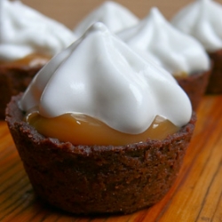 Chocolate Dulce de Leche Tartlets