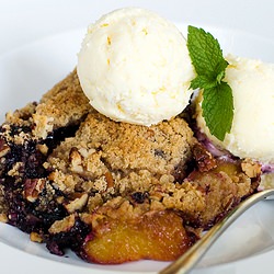 Blueberry Peach Crisp