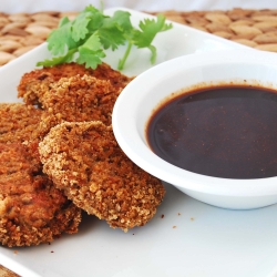 Zucchini Patties & Tamarind Chutney