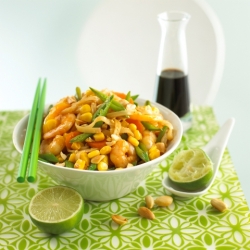 Pad Thai with Prawns