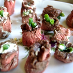 Beef Tenderloin with Blue Cheese