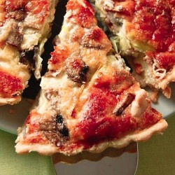 Bacon, Leek and Mushroom Quiche