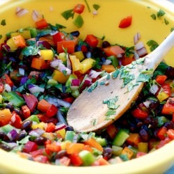 Bell Pepper Black Bean Salad