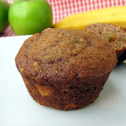 Banana Apple Bread Muffins