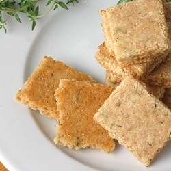 Parmesan Thyme Crackers